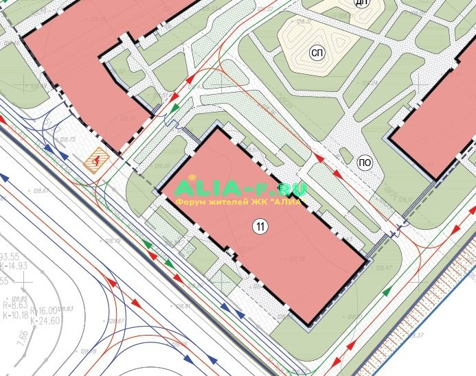Въезд (выезд) в паркинг между корпусами 9 и 11.jpg